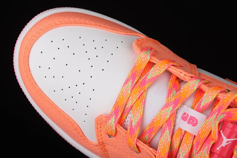 All categories Air Jordan Jordan series basketball shoes Air Jordan 1 Low Air Jordan 1 Low AJ1 Joe 1 apricot orange low-top cultural and leisure sports sneakers DJ0530-801